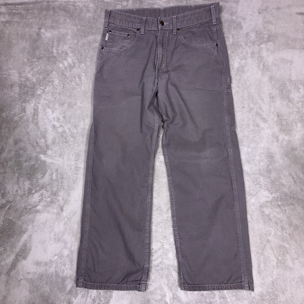 Carhartt B159-CHR Loose Original Fit Workwear Pants Grey Men's Size 34x30